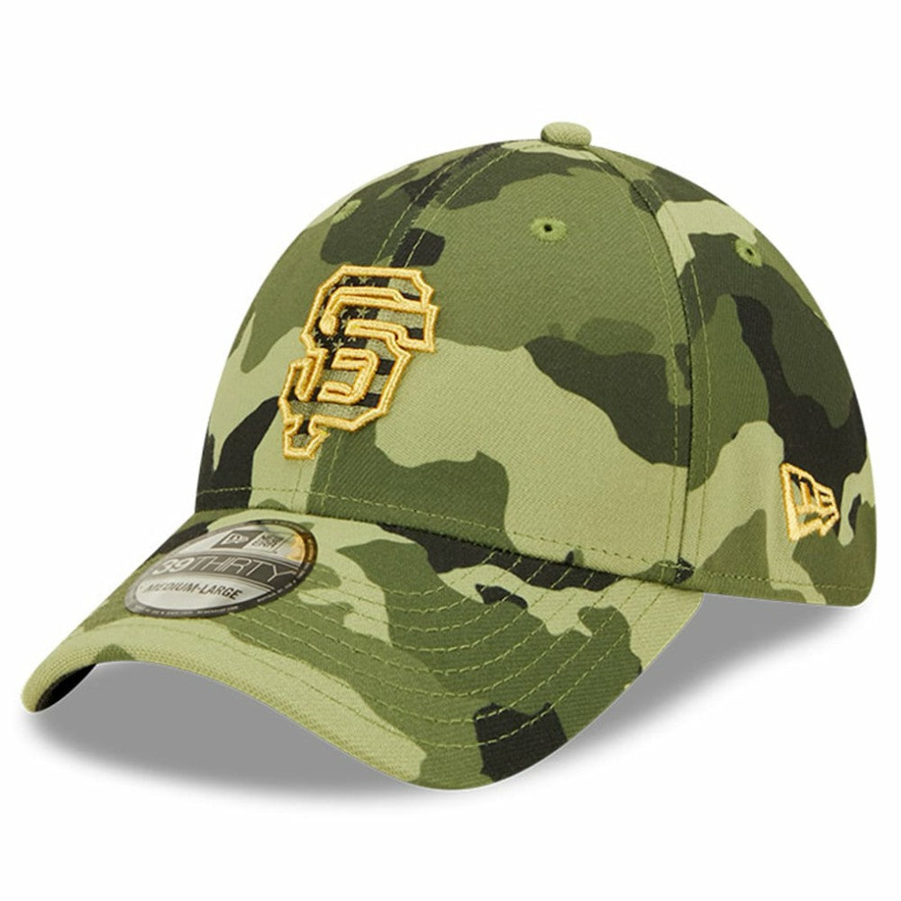 San Francisco Giants New Era 2022 Armed Forces Day 39THIRTY Flex Hat - Camo Hats
