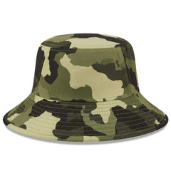 Chicago Cubs New Era 2022 Armed Forces Day Bucket Hat - Camo Hats