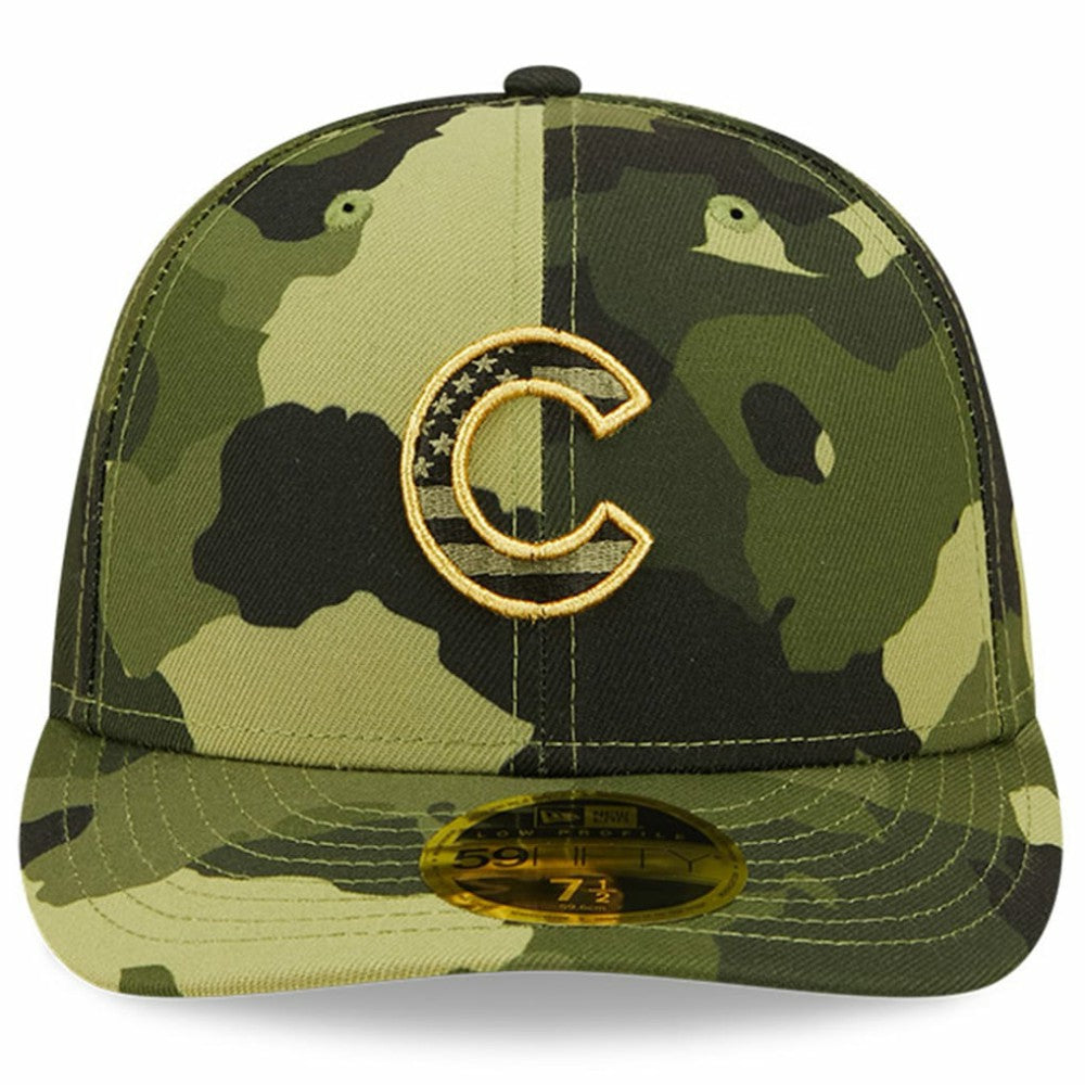 Chicago Cubs New Era 2022 Armed Forces Day On-Field Low Profile 59FIFTY - Camo