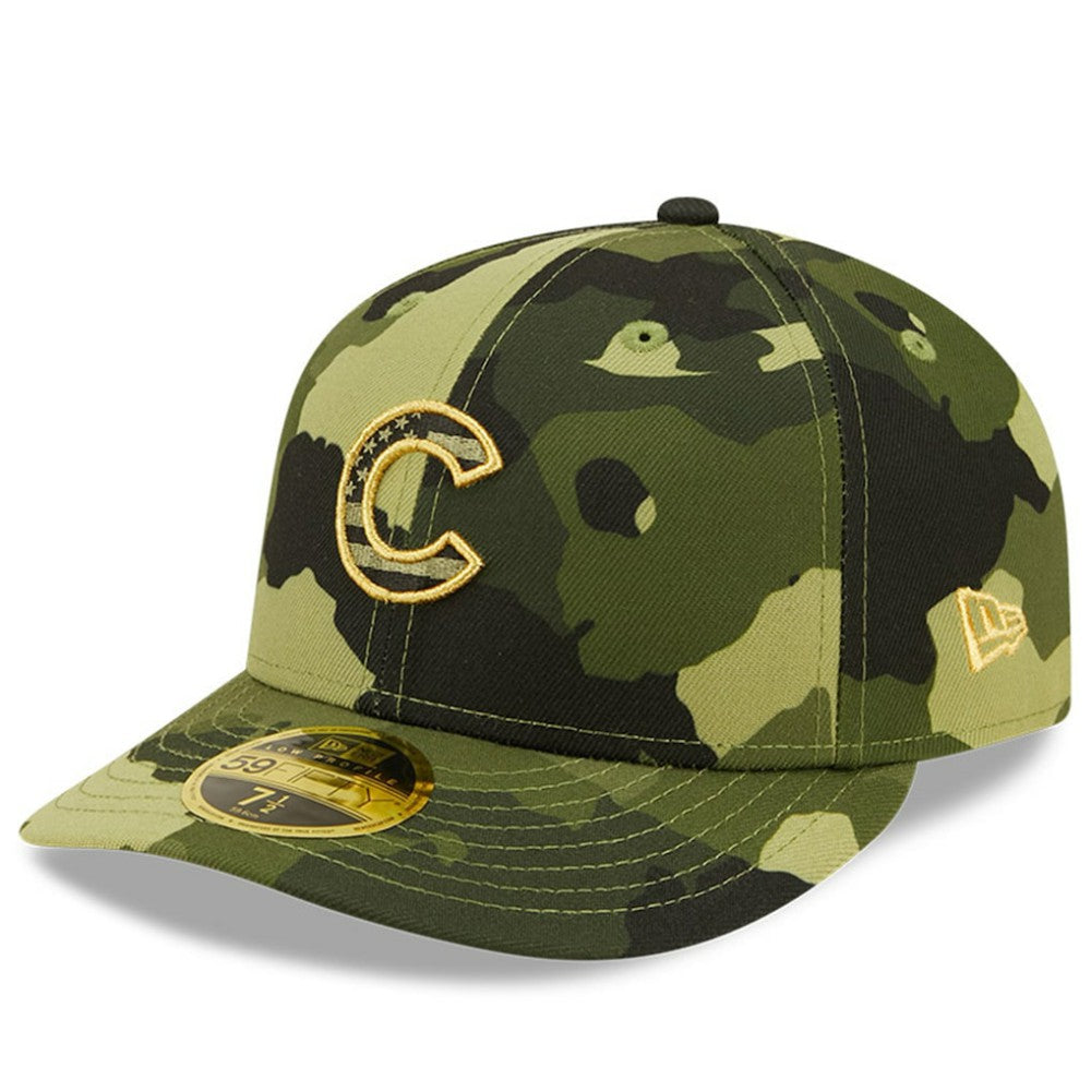 Chicago Cubs New Era 2022 Armed Forces Day On-Field Low Profile 59FIFTY - Camo