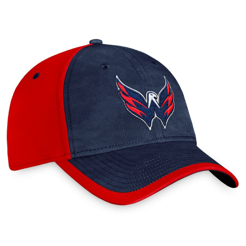 NHL Washington Capitals Fanatics Authentic Pro Rink Camo Flex Hat - Navy/Red