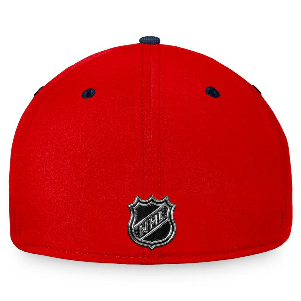 NHL Washington Capitals Fanatics Authentic Pro Rink Camo Flex Hat - Navy/Red