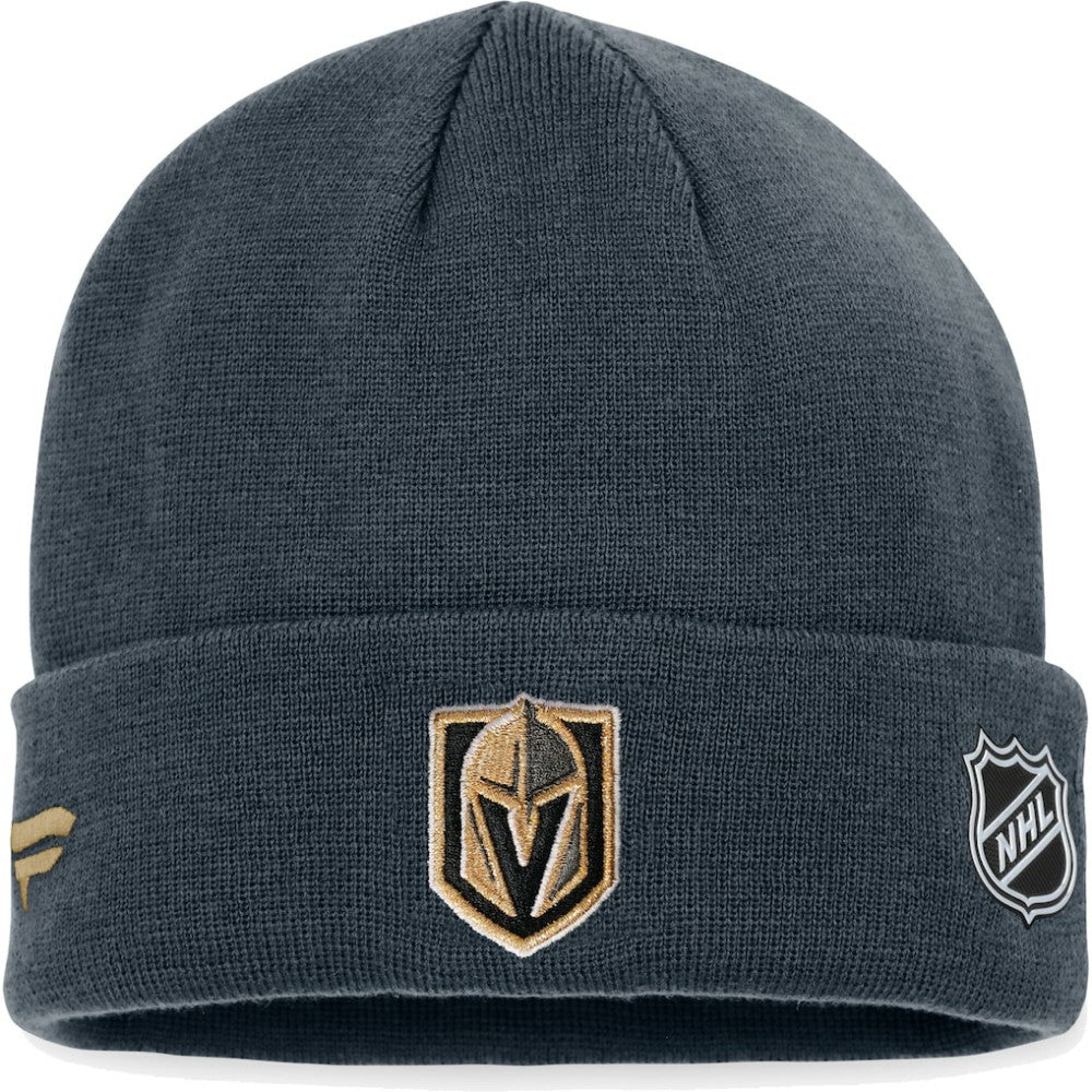 NHL Vegas Golden Knights Fanatics Authentic Pro Rink Cuffed Knit Hat - Black