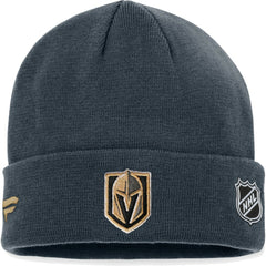 NHL Vegas Golden Knights Fanatics Authentic Pro Rink Cuffed Knit Hat - Black