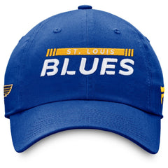 NHL St. Louis Blues Fanatics Authentic Pro Rink Adjustable Hat - Blue