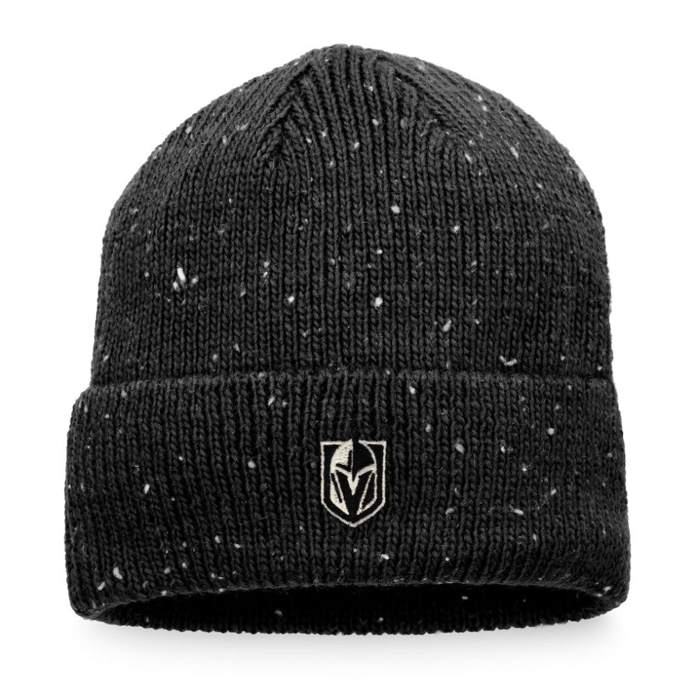 NHL Vegas Golden Knights Fanatics Authentic Pro Rink Pinnacle Cuffed Knit Hat - Black