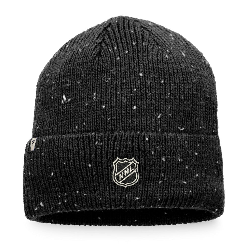 NHL Vegas Golden Knights Fanatics Authentic Pro Rink Pinnacle Cuffed Knit Hat - Black