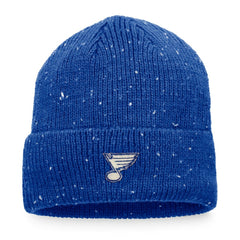 NHL St. Louis Blues Fanatics Authentic Pro Rink Pinnacle Cuffed Knit Hat - Blue