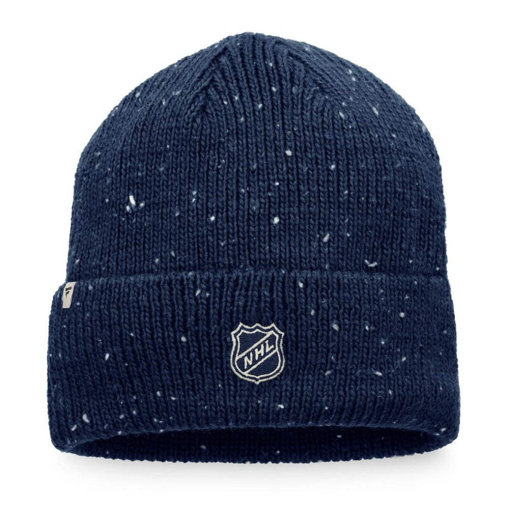 NHL Seattle Kraken Fanatics Authentic Pro Rink Pinnacle Cuffed Knit Hat - Deep Sea Blue