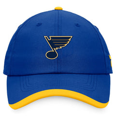 NHL St. Louis Blues Fanatics Authentic Pro Rink Pinnacle Adjustable Hat - Blue
