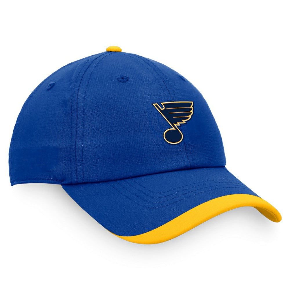 NHL St. Louis Blues Fanatics Authentic Pro Rink Pinnacle Adjustable Hat - Blue