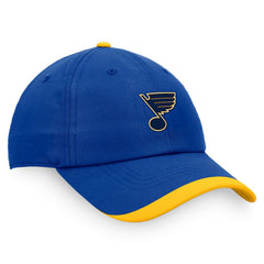 NHL St. Louis Blues Fanatics Authentic Pro Rink Pinnacle Adjustable Hat - Blue