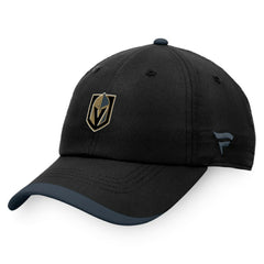 NHL Vegas Golden Knights Fanatics Authentic Pro Rink Pinnacle Adjustable Hat - Black