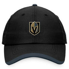 NHL Vegas Golden Knights Fanatics Authentic Pro Rink Pinnacle Adjustable Hat - Black