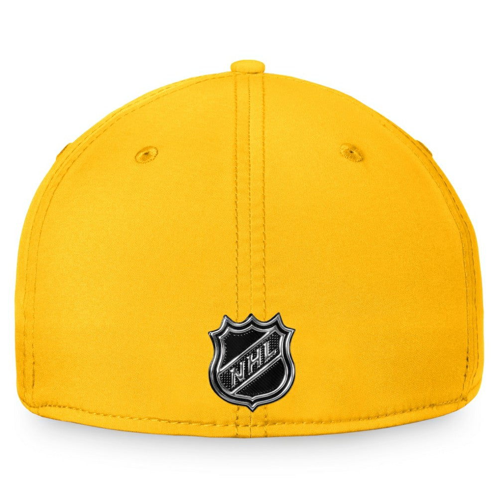 NHL Nashville Predators Fanatics 2022 Authentic Pro Training Camp Flex Hat - Gold