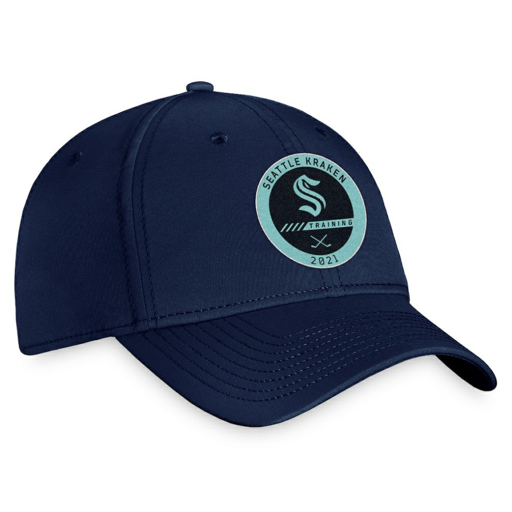 NHL Seattle Kraken Fanatics 2021 Authentic Pro Training Camp Flex Hat - Navy