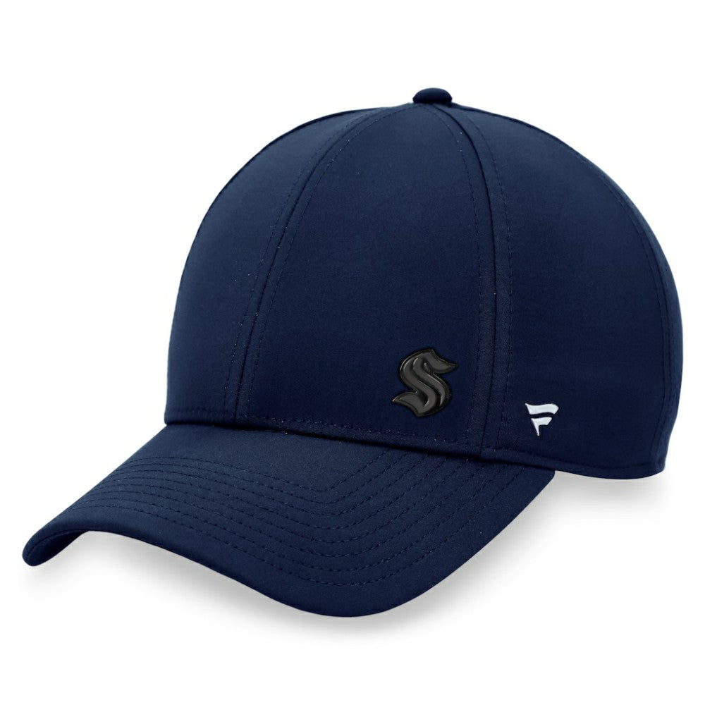 NHL Seattle Kraken Fanatics Women's Authentic Pro Road Structured Adjustable Hat - Deep Sea Blue
