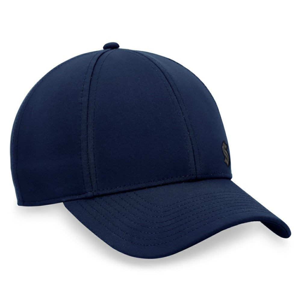 NHL Seattle Kraken Fanatics Women's Authentic Pro Road Structured Adjustable Hat - Deep Sea Blue