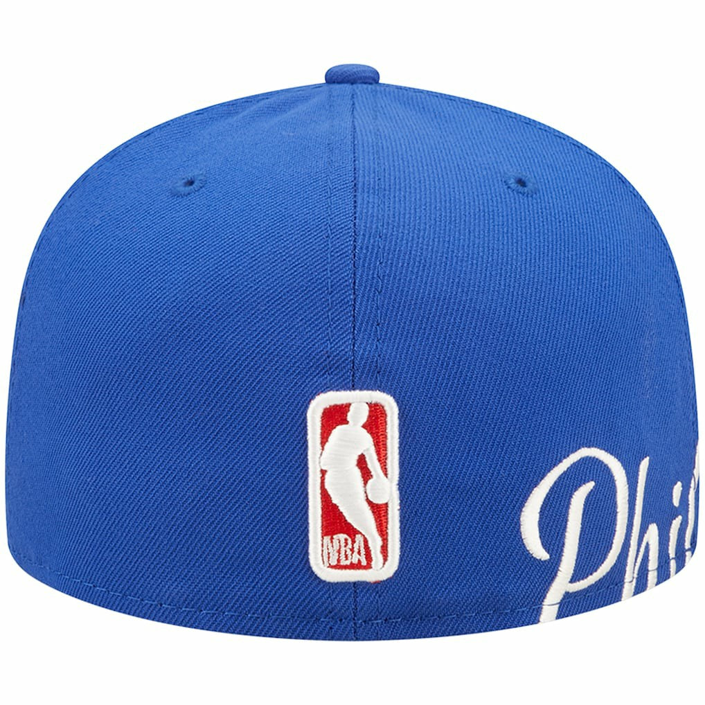 Philadelphia 76ers Side Split 59FIFTY Fitted Hat Royal