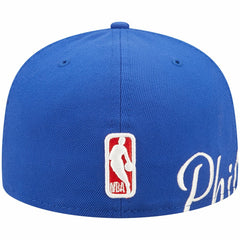 Philadelphia 76ers Side Split 59FIFTY Fitted Hat Royal