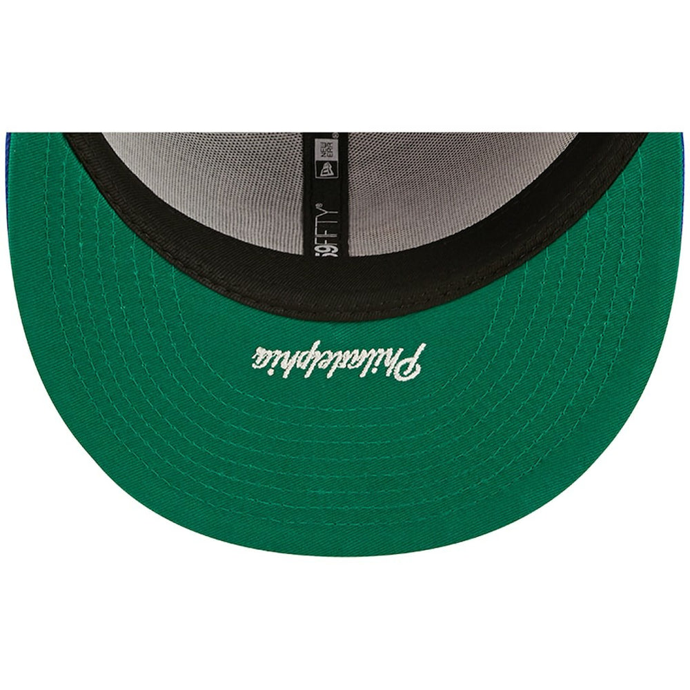 Philadelphia 76ers Side Split 59FIFTY Fitted Hat Royal