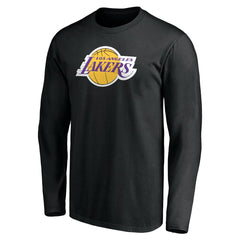 LeBron James Los Angeles Lakers #6 Playmaker Name & Number Long Sleeve T-Shirt Black