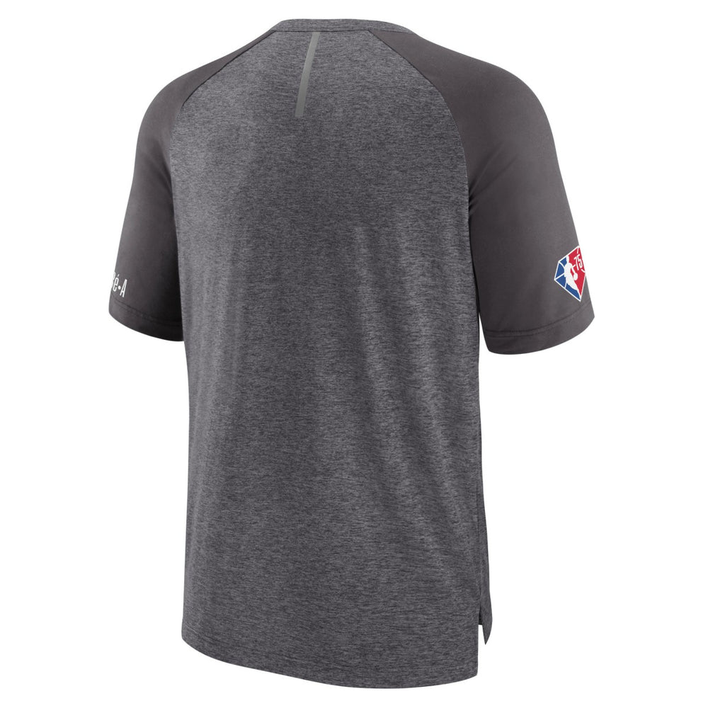Washington Wizards 2022 Noches Ene-Be-A Core Shooting Raglan T-Shirt Heathered Gray