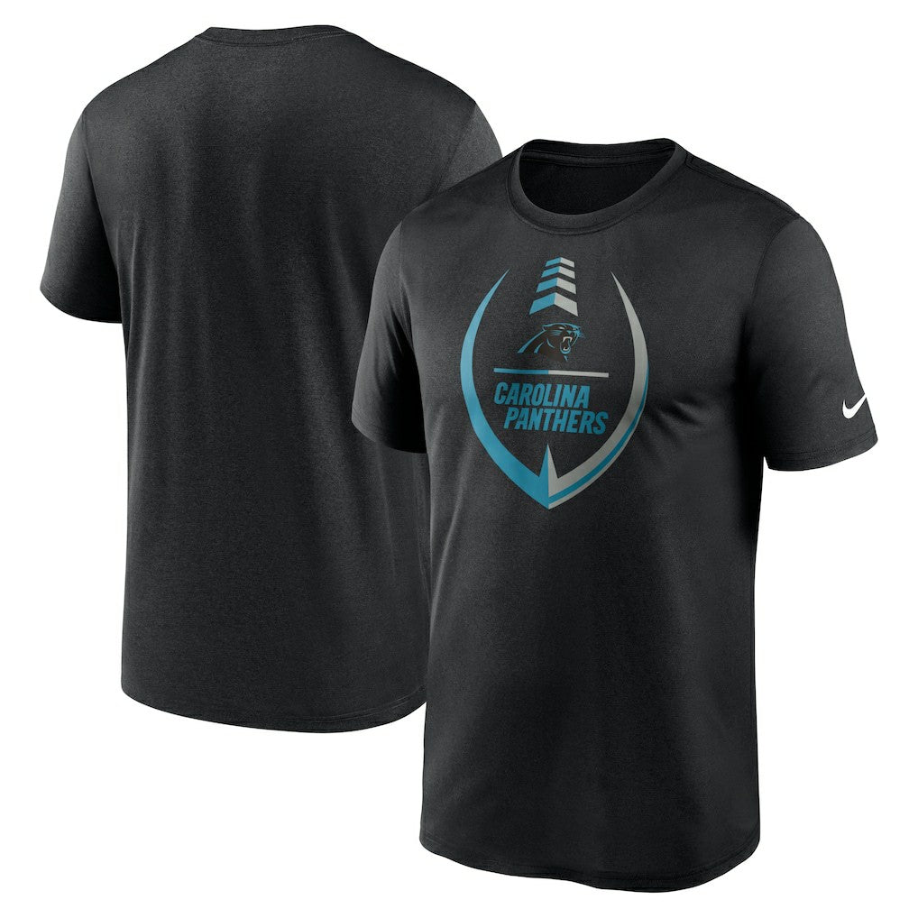 Carolina Panthers Icon Legend Performance T-Shirt Black