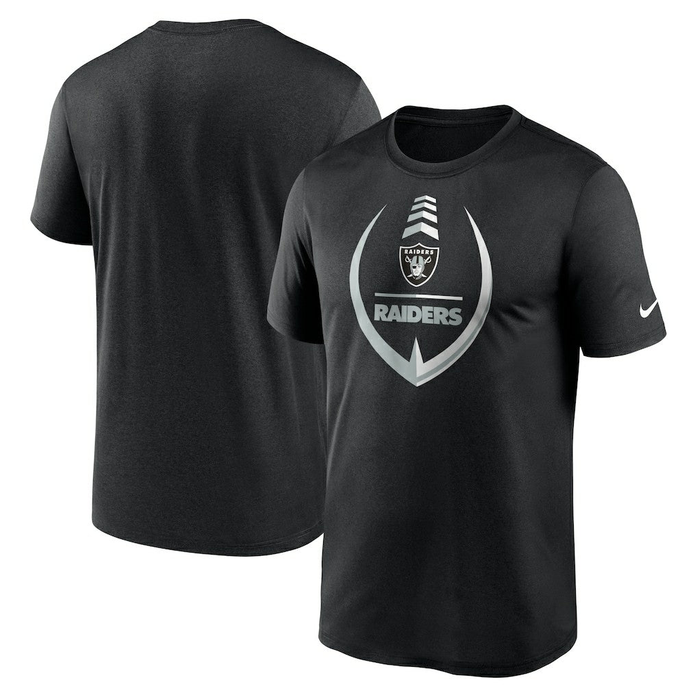 Las Vegas Raiders Icon Legend Performance T-Shirt Black