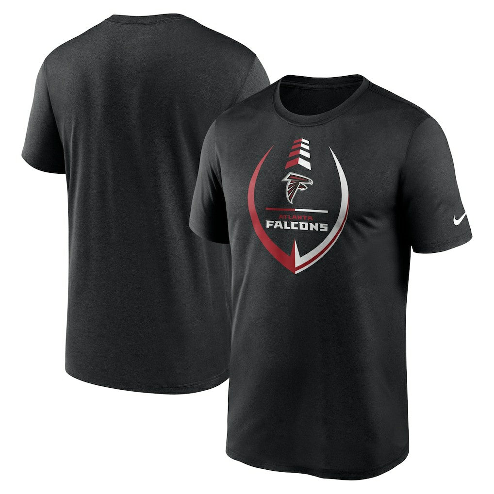 Atlanta Falcons Icon Legend Performance T-Shirt Black