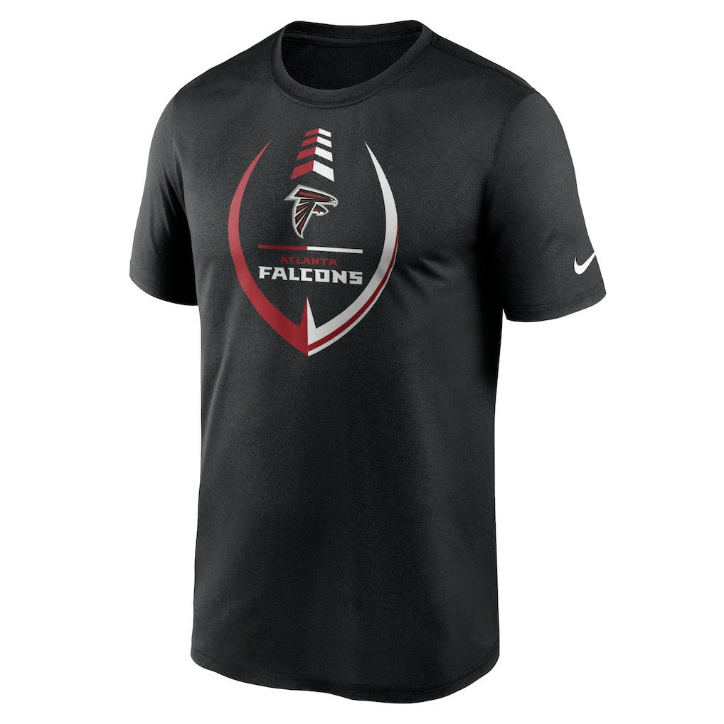 Atlanta Falcons Icon Legend Performance T-Shirt Black