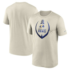 Los Angeles Rams Icon Legend Performance T-Shirt Bone