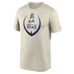 Los Angeles Rams Icon Legend Performance T-Shirt Bone