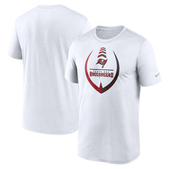 Tampa Bay Buccaneers Icon Legend Performance T-Shirt White