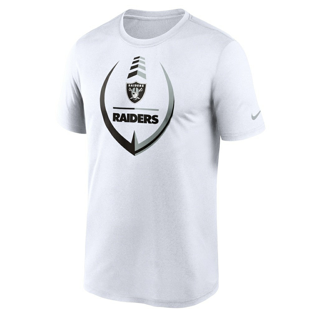 Las Vegas Raiders Icon Legend Performance T-Shirt White
