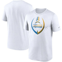 Los Angeles Chargers Icon Legend Performance T-Shirt White