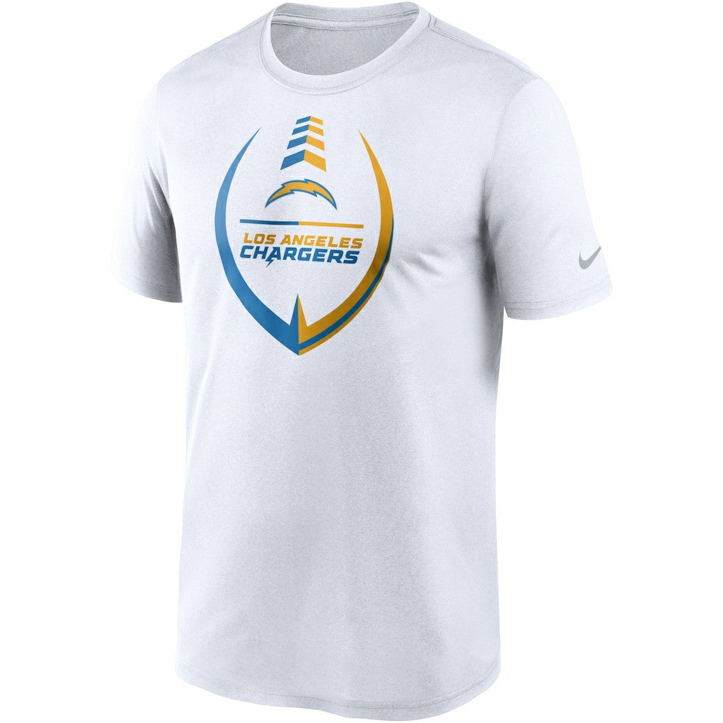 Los Angeles Chargers Icon Legend Performance T-Shirt White