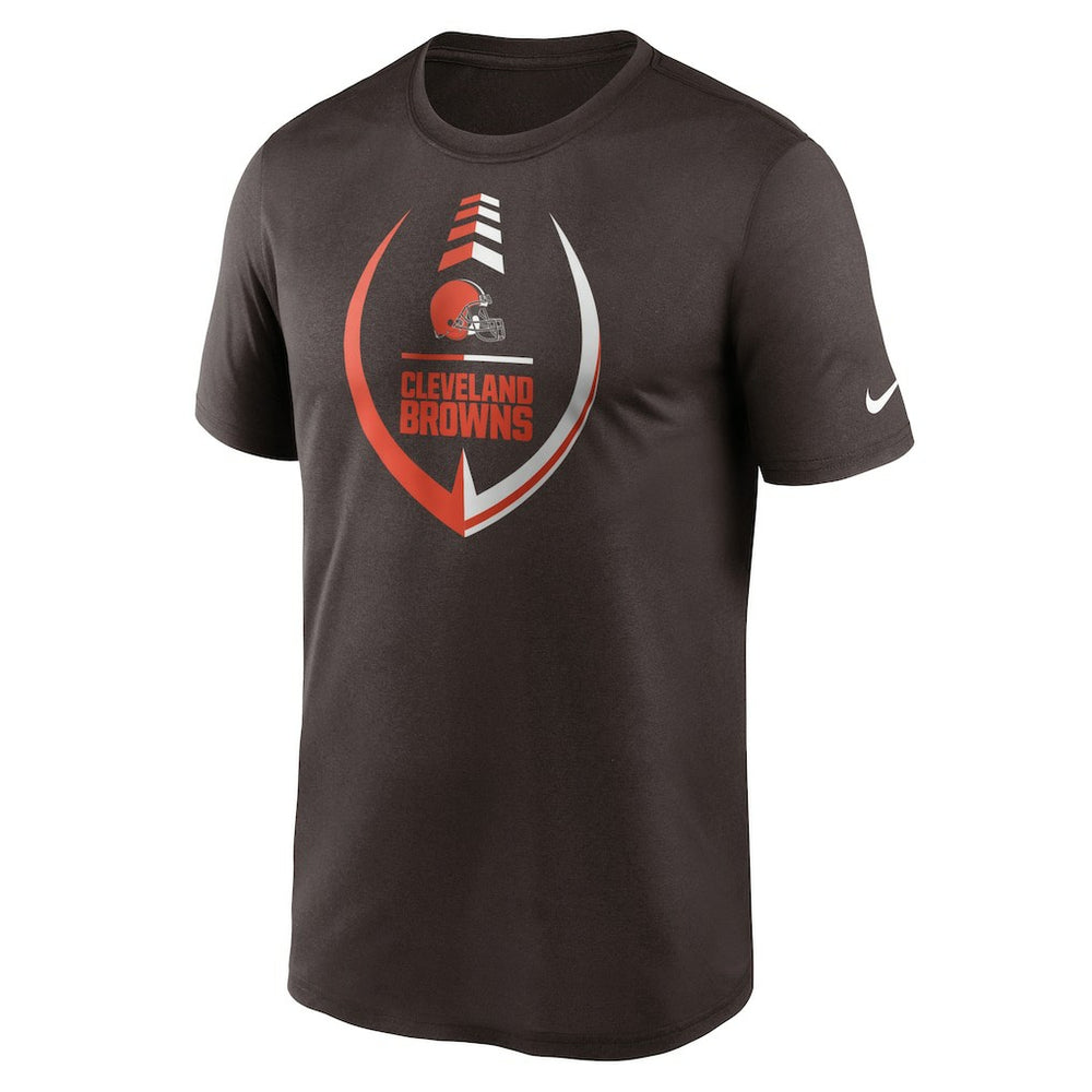 Cleveland Browns Icon Legend Performance T-Shirt Brown