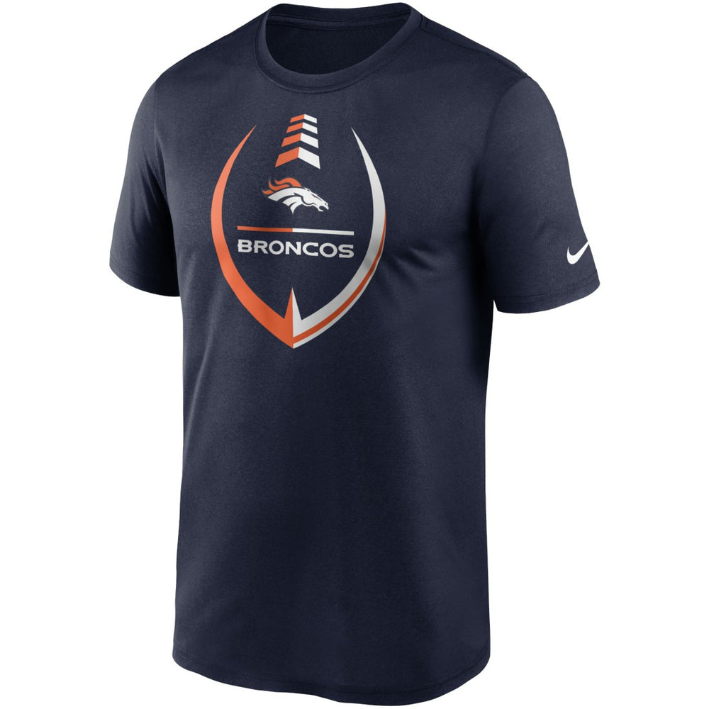 Denver Broncos Icon Legend Performance T-Shirt Navy
