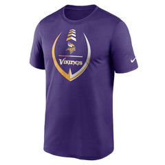 Minnesota Vikings Icon Legend Performance T-Shirt Purple
