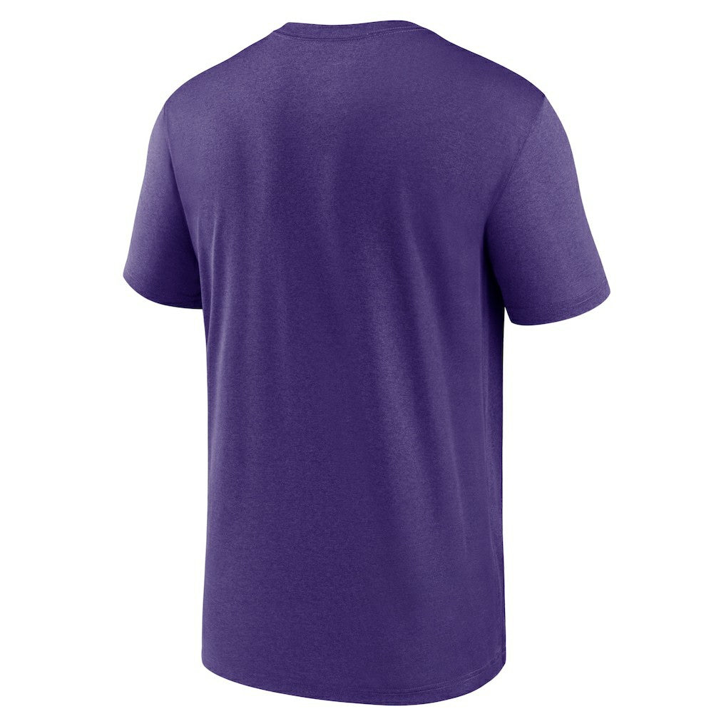 Minnesota Vikings Icon Legend Performance T-Shirt Purple