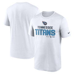 Tennessee Titans Legend Community Performance T-Shirt White