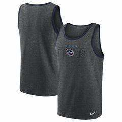 Tennessee Titans Tri-Blend Tank Top Heathered Charcoal