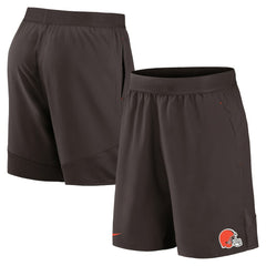 Cleveland Browns Stretch Woven Shorts Brown