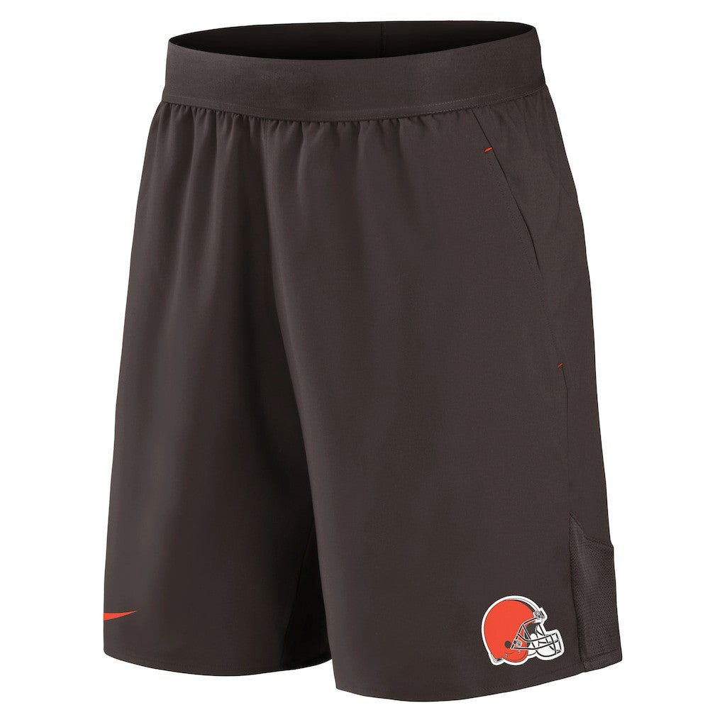 Cleveland Browns Stretch Woven Shorts Brown