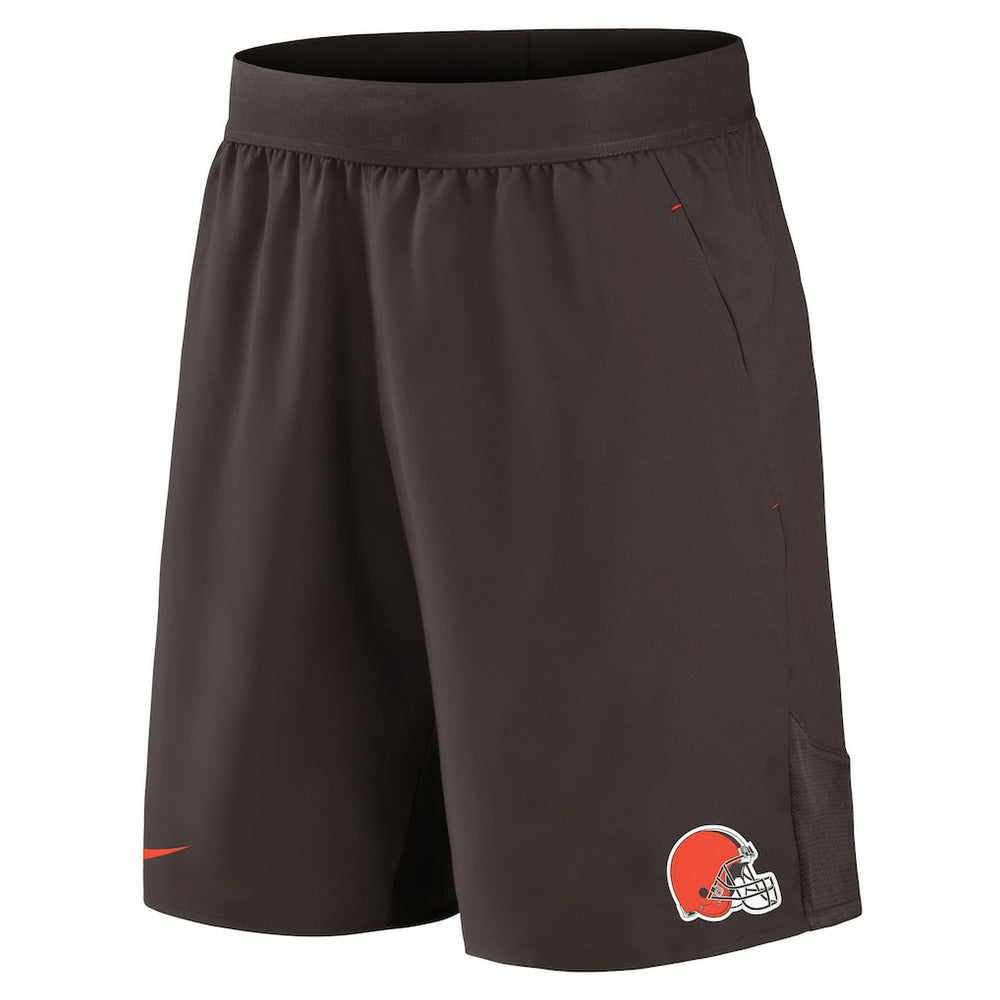 Cleveland Browns Stretch Woven Shorts Brown