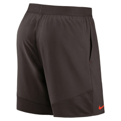 Cleveland Browns Stretch Woven Shorts Brown