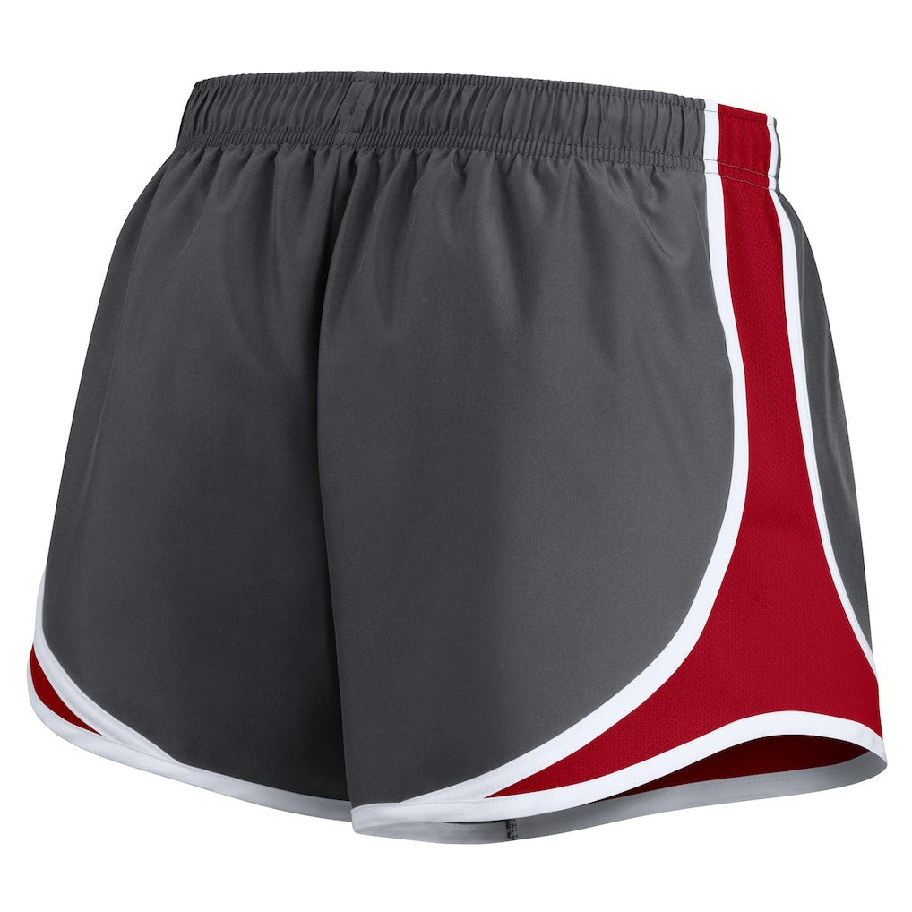 Atlanta Falcons Women's Team Logo Performance Tempo Shorts Charcoal