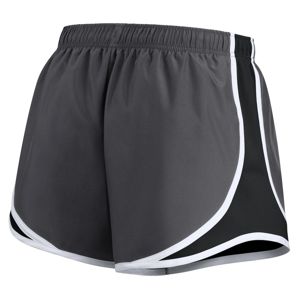 Carolina Panthers Women's Team Logo Performance Tempo Shorts Charcoal