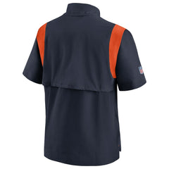 Chicago Bears Sideline Coaches Chevron Lockup Pullover Top Navy